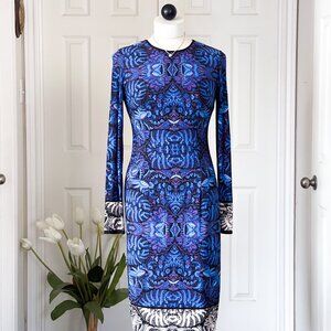 EUC Maggy London Long Sleeve Crepe Dress